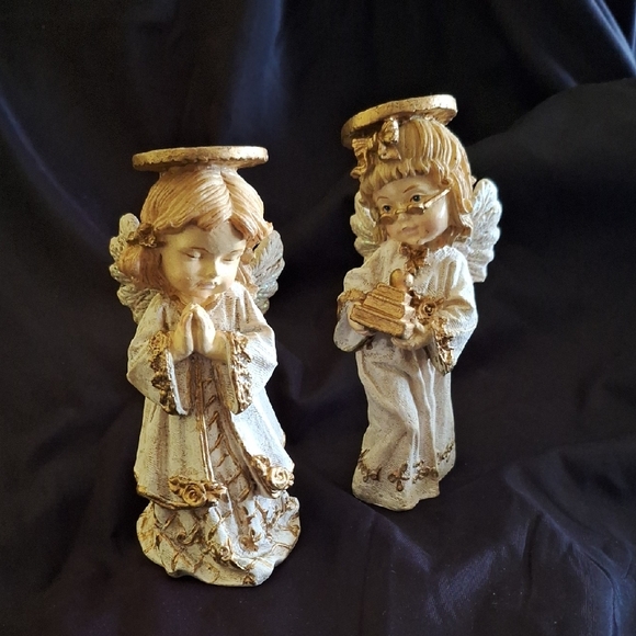 Vintage Angel Figurines Set - Picture 1 of 9